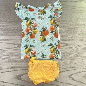 Posh Peanut Mirabella Varsity Shorts Set 3T